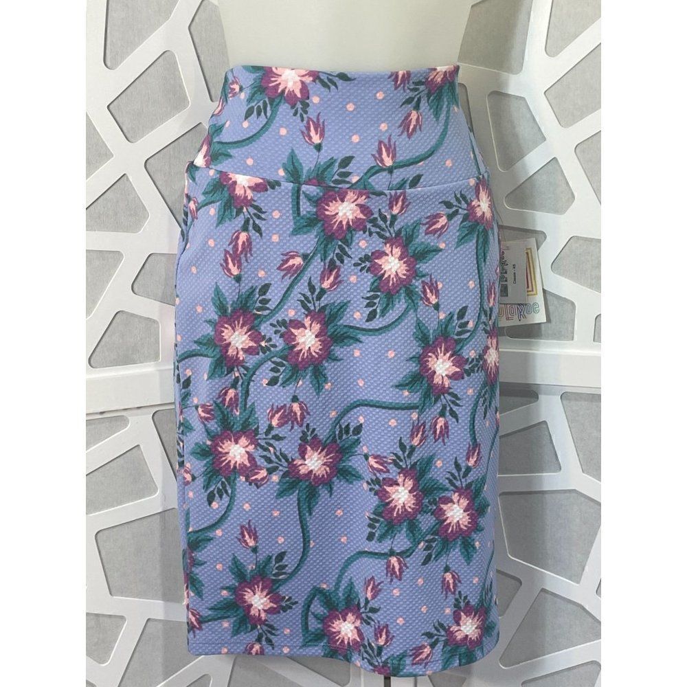 NWT Lularoe XS Cassie Floral Pencil Skirt